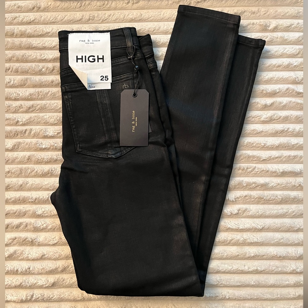 Rag & Bone Jeans / black / NINA